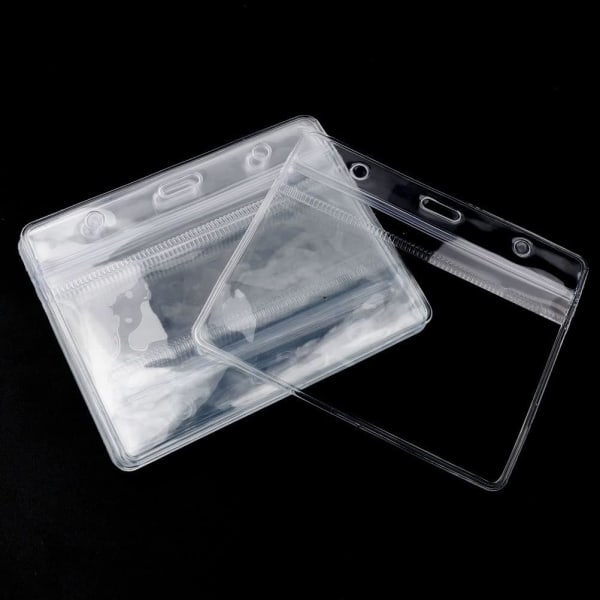 25pcs Waterproof Plastic ID Card Holders