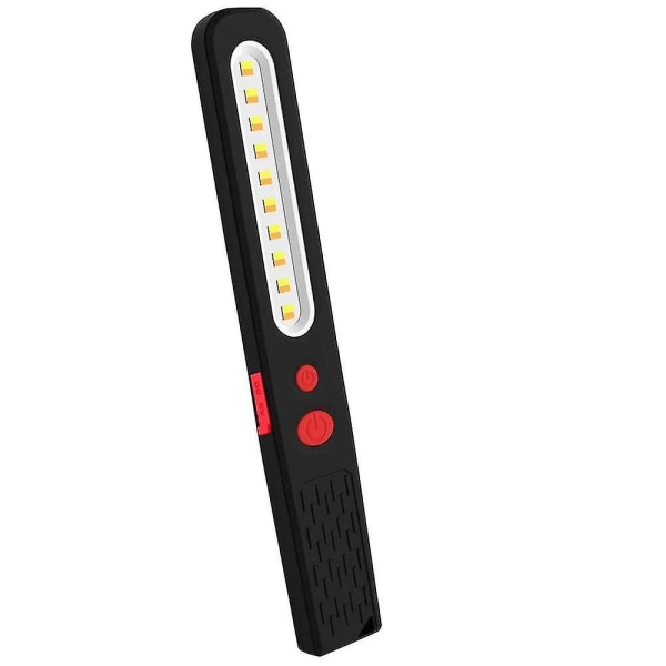 Kryc-oppladbart LED-arbeidslys, 2-i-1 tofarget kombilys inspeksjonslys og LED-fakkellys med dobbel magnetisk for bilverkstedkamera