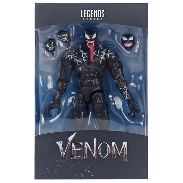 Til Marvel Legends Series Venom 6-tommer Venom Actionfigur Samleobjekt Model (FMY)