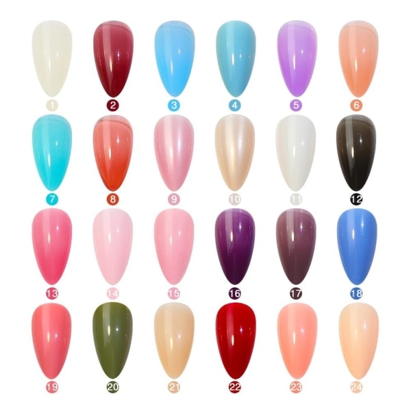 576 stk falske negler lange SET04 SET04