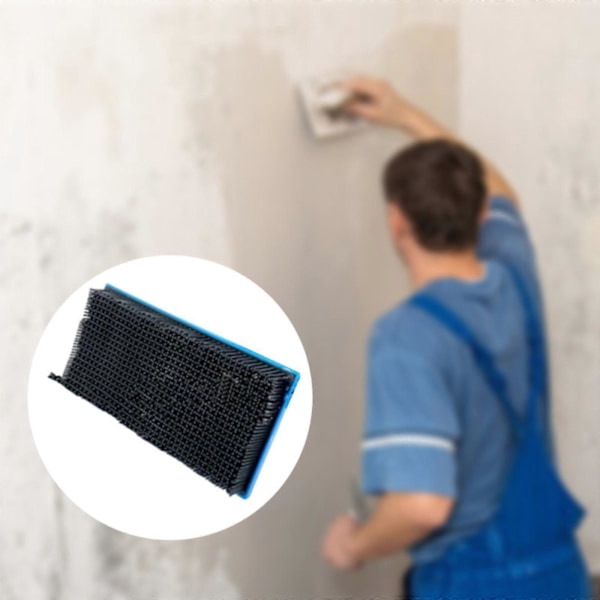 Stipplingsborste Texturborste Gips och Takfinish Mikrocement Hemförbättring Putsa DIY Borste Stipplingsverktyg Rectangle Soft L