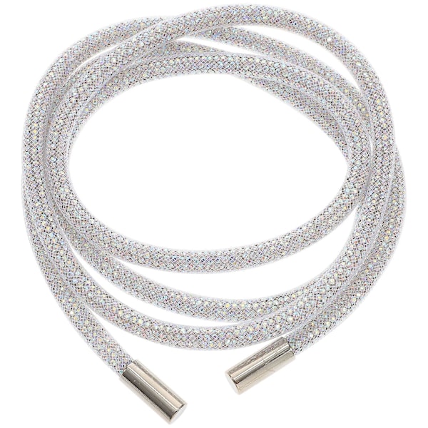 2 stk Rhinestone Sko Lisser Krystall Bling Skinnende Runde Rhinestone Tau Bukser Tau