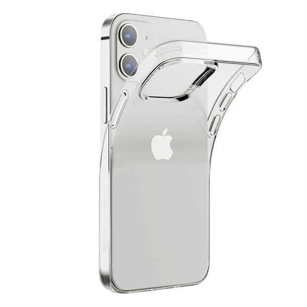 Transparent silikonfodral: Skydd & stil för iPhone 12 mini Transparent