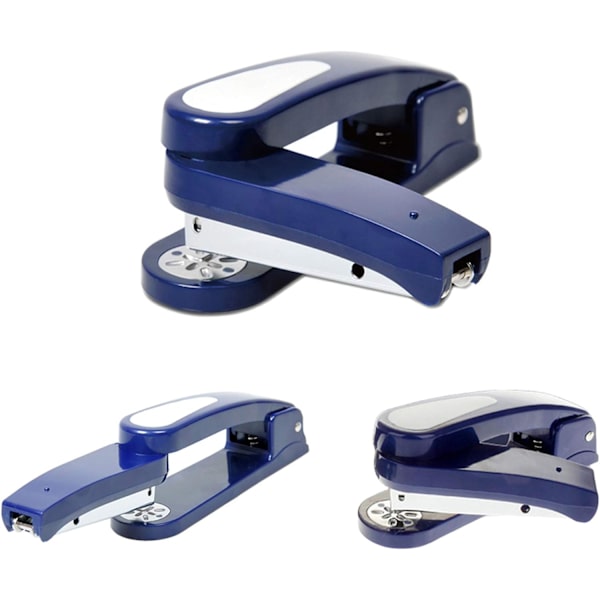360° dreibar stiftemaskin med 1 eske stifter, arm svingbar stiftemaskin, 20 arks kapasitet, 360 graders roterende standardstiftere for hefter, brosjyrer, brosjyrer