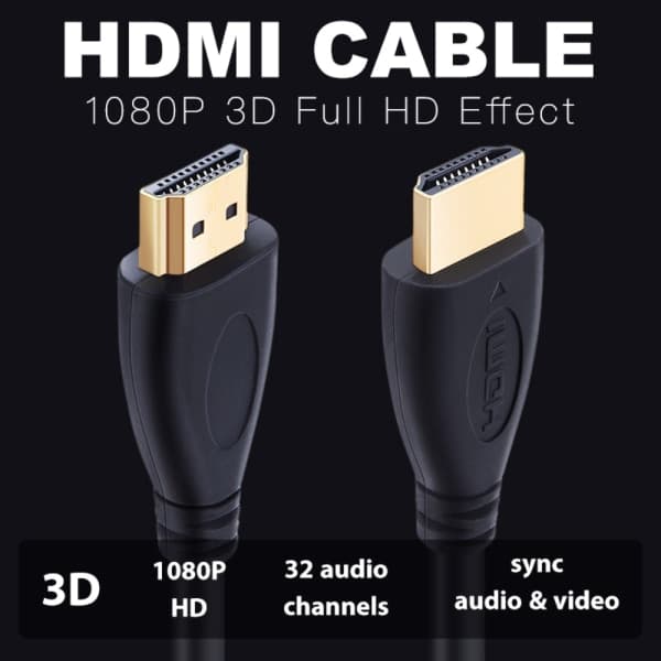 HDMI-kabel ljud- och videokabel
