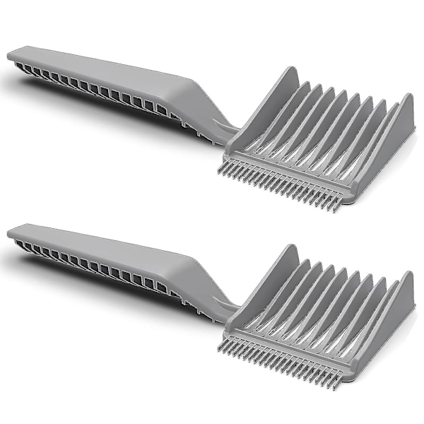 2pcs Barber Fade Combs For Salon Ergonomic Curved Positioning Comb For Salon Hairdressing Barber