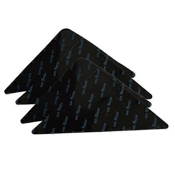 4x Liukueste matolle - 13,5 cm Musta