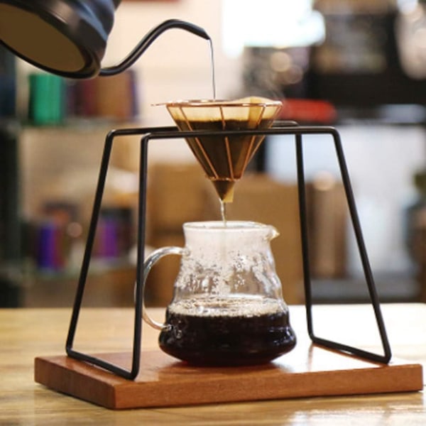 Kaffefilter i rustfritt stål Kaffefilterkoppstativholder Traktbrakett, for husholdningskafébruk Kaffemaskintilbehør