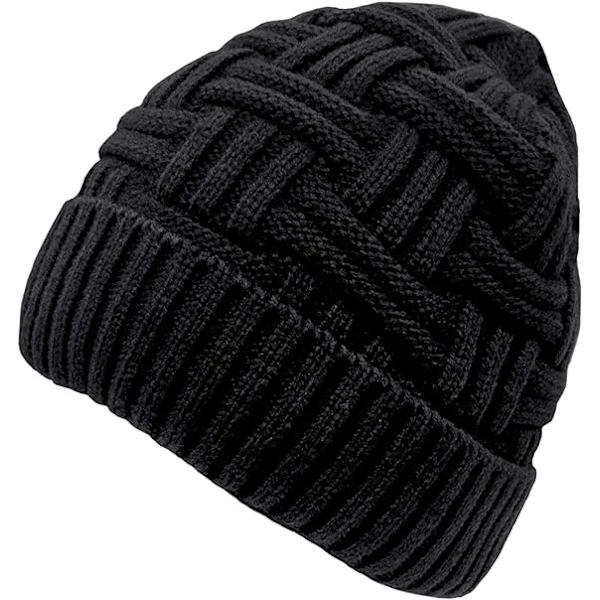Talviset lämpimät pipot, mustat