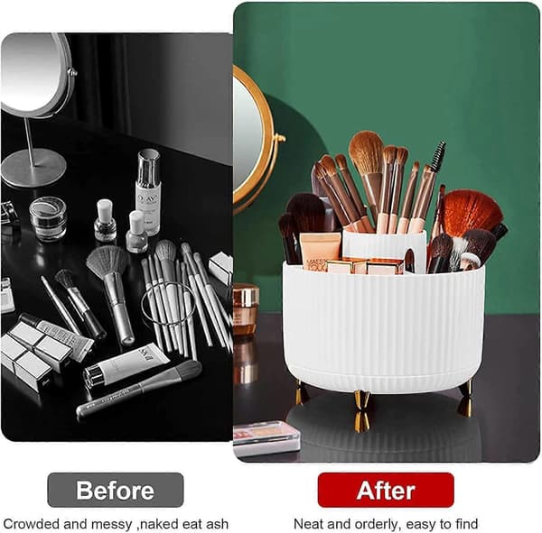 Makeup Organizer Makeup Børsteholder med 5 Rum