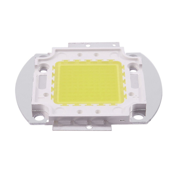 2 stk. LED-chip 100w 7500lm pærelampe projektør høj effekt integreret DIY hvid & varm hvid