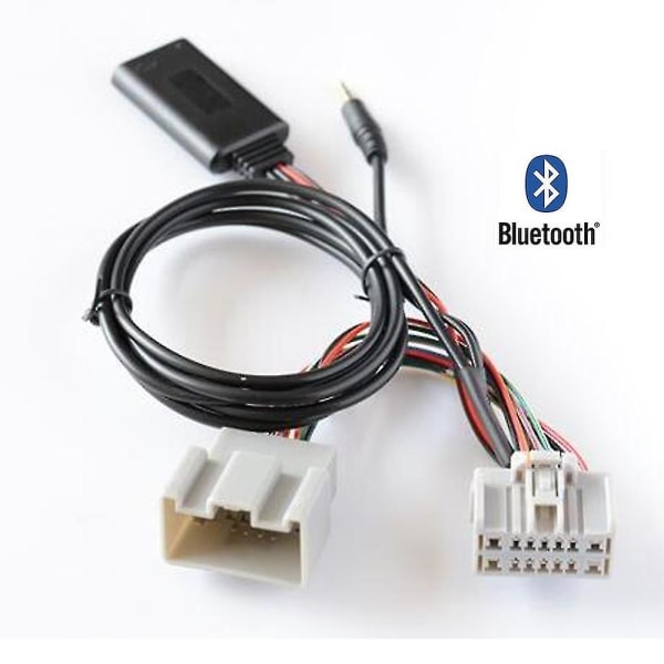 Bil Bluetooth 50 Trådlös Telefonsamtal Handsfree Aux In Adapter För Volvo C30 S40 V40 V50 S60 S70 C70 V70 Xc70 S80 Xc90 Med Mikrofon