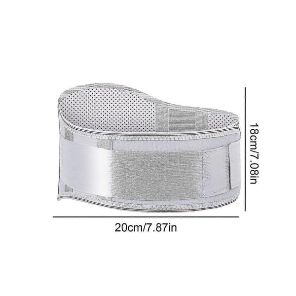 Magnetoterapi Varmebælte til Lindring af Lændesmerter White XL