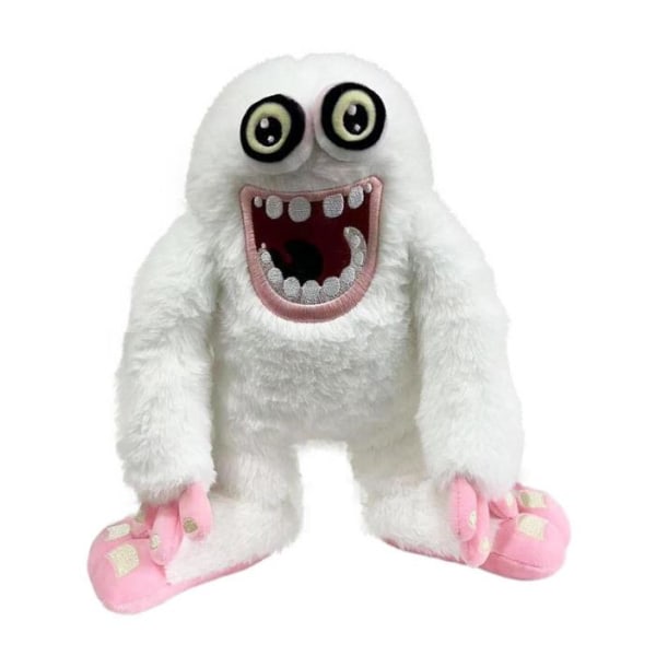 My Singing Monsters plyschleksak tecknat spel Wubbox plyschleksak 25cm - Snowman