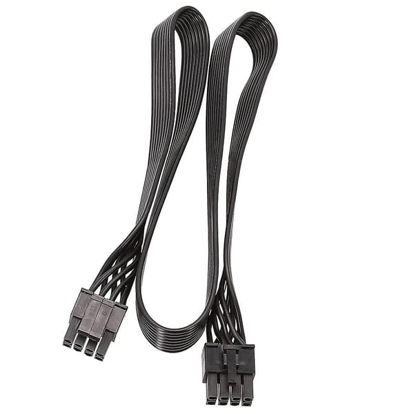 CPU 8-bens han til CPU 8-bens (4+4 ben) han EPS-12V bundkort strømadapterkabel til modulær strømforsyning 60 cm