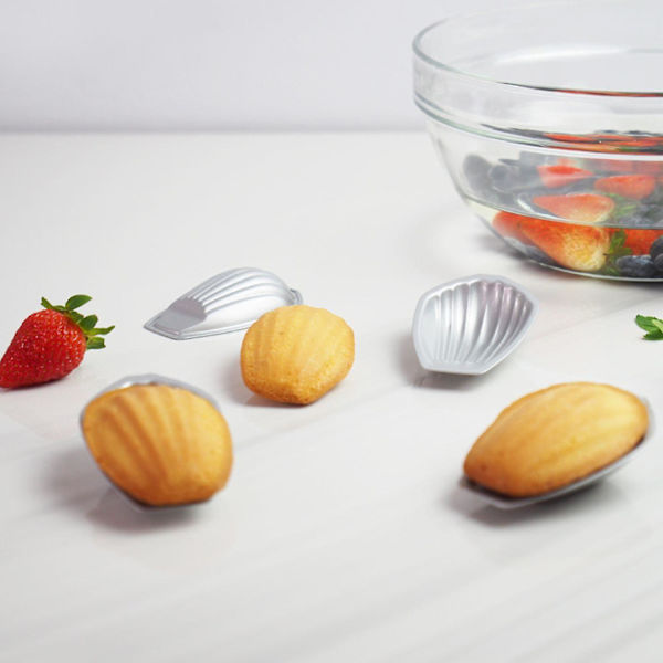 Yksittäiset Madeleine-leivontamuotit