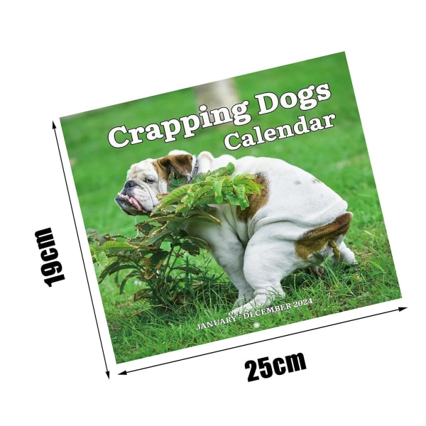 2024 Hund Bajs Kalender Hund Bajs Kalender