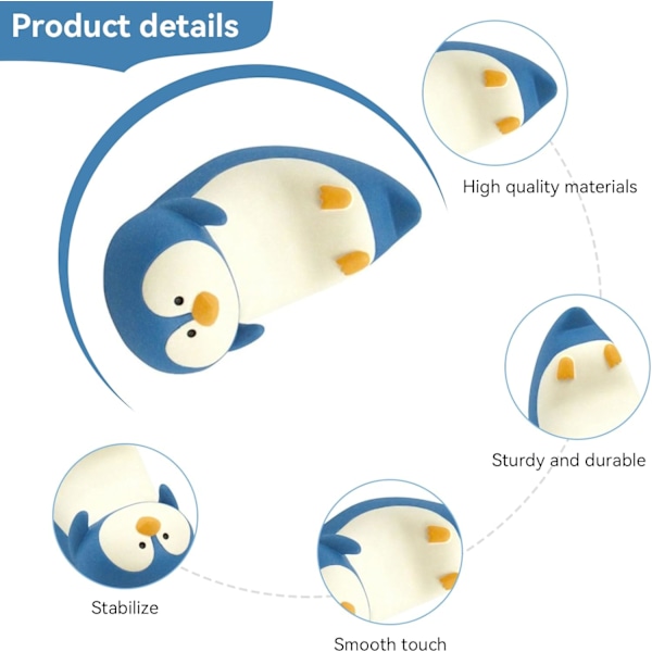 1 kpl matkapuhelinteline, söpö eläinpuhelinteline Delfiini Hai Pingviini Puhelinpidike Söpö Koti Dekor Pieni Pöytäpuhelinteline