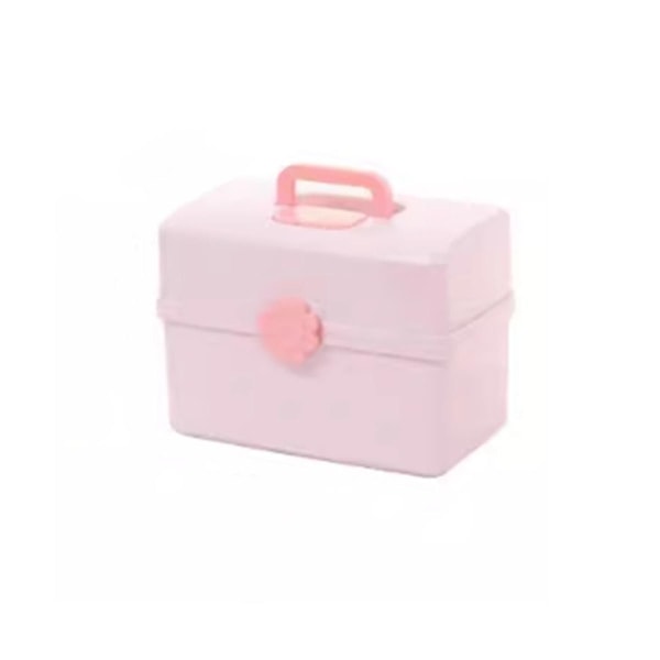 Rubber Band Storage Pink Children's Hair Accessories Storage Box Multilayer Hair Accessories Storage Box (extra )