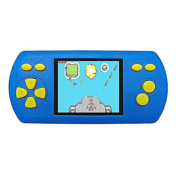 Håndholdt spillkonsoll for barn og voksne Retro spillspiller 200 spill 16 bit 2,2 tommers skjermspill Cyan
