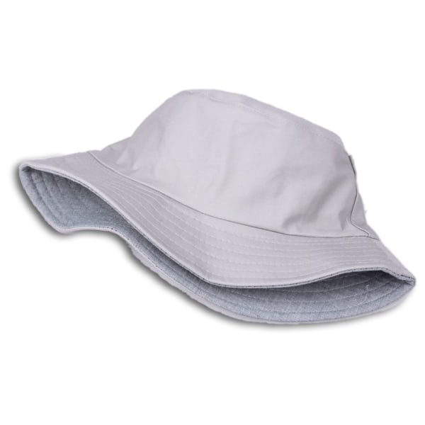 Grå fiskehatt Bucket Hat Beanie Hat grå en storlek