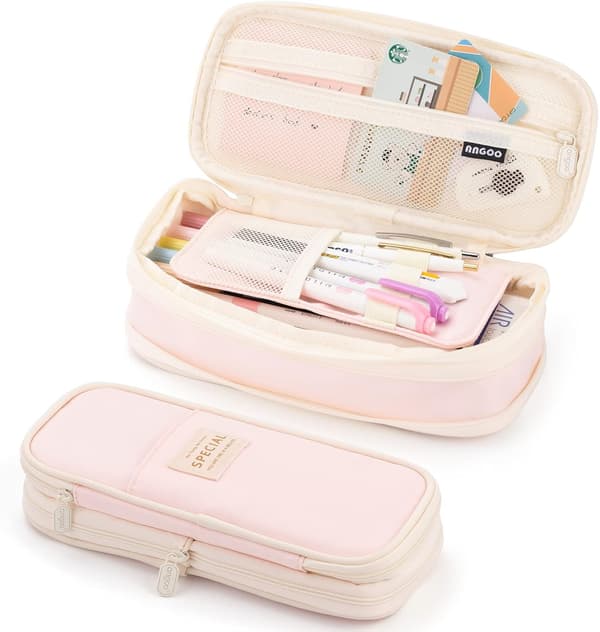 Pencilpose med stor kapacitet - Pink