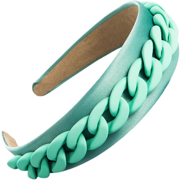 Huvudband Vuxna Kvinnor Mode Macaroon Hårband Bröllop Fest Hår Stil Hår Tillbehör Blue