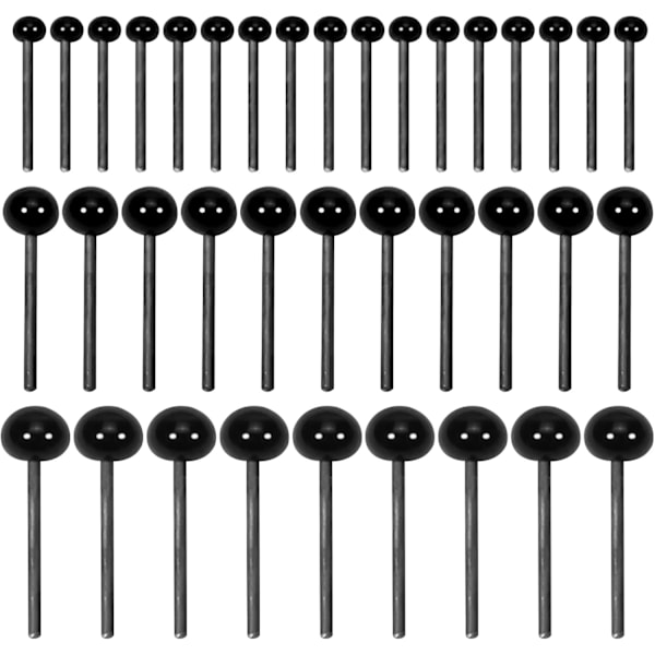 300pcs Mini Black Glass Eyes Kits Craft Eyes 2mm 3mm 4mm for Doll Making Needle Felting Crafts