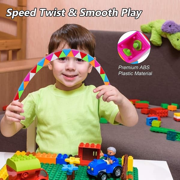 24 dele 3D Magic Lineal Twist Puslespil Legetøj