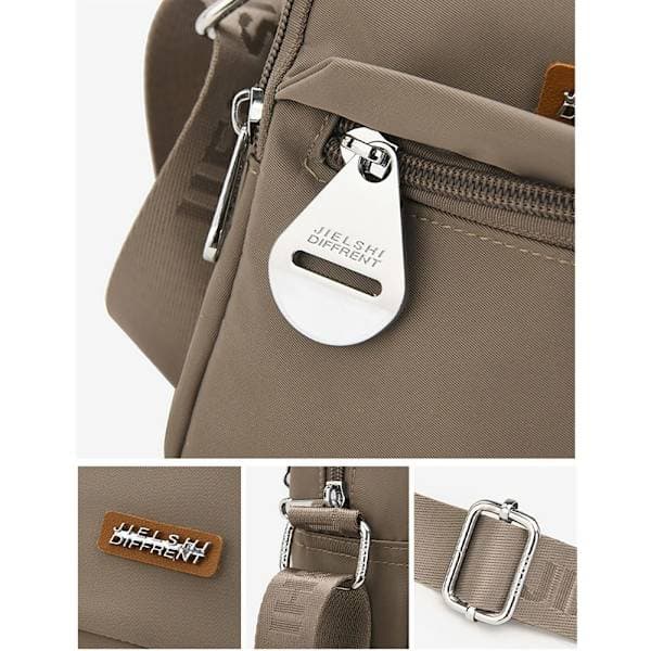 Enkel Axelväska Crossbody Väska GRÅ GRÅ GREY
