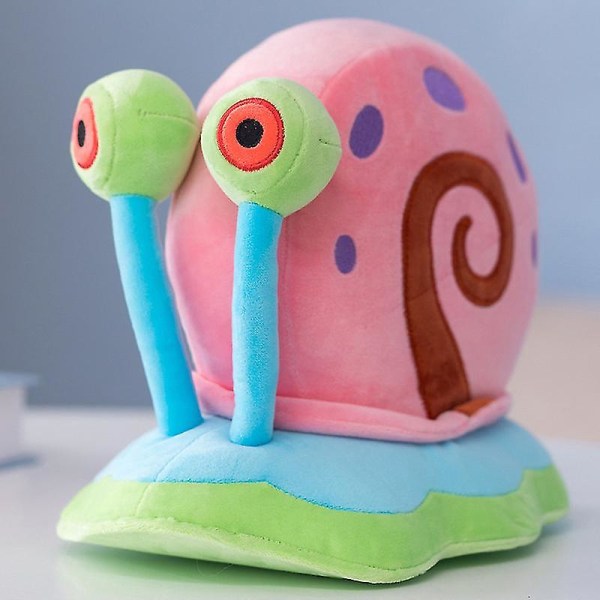 Spongebob, Patrick Star, plysdyr børns dukker fødselsdagsgaver til drenge og piger Gary the Snail 11-13 cm pendant
