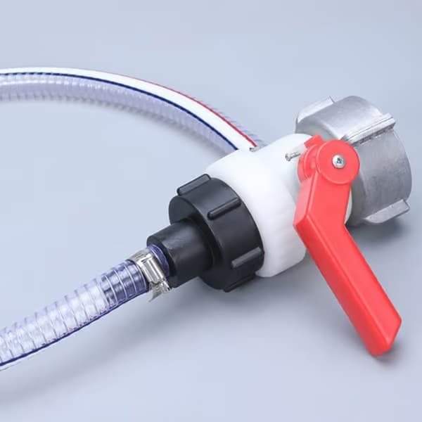 1/2\" till 2\" Vatten IBC Tank Adapter Trädgårdsslang Adapter Krananslutning C