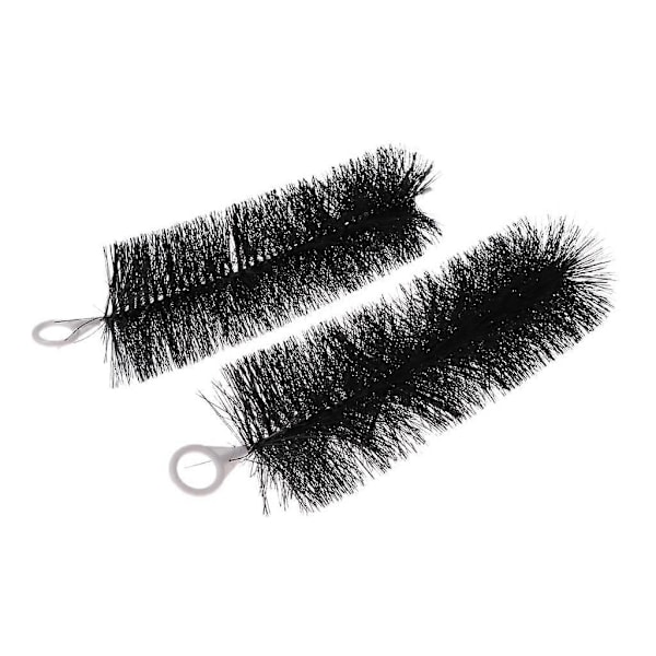 2 Stycken Användbara Damfilterborstar Damfiltrering 30cm Black 30cm