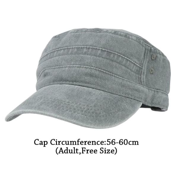 Miesten ja naisten naamiointiarmeijan hattu Camo Military Cadet Combat Cap - army green