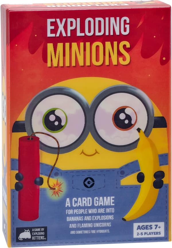 Eksploderende Minions av Exploding Kittens - Kortspill for voksne, tenåringer og barn