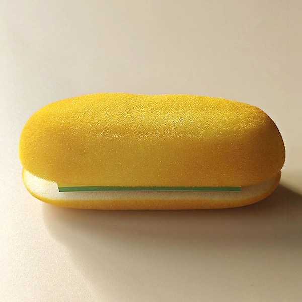 Burger Sandwich Dagbok Anteckningsblock Tjockt Papper Stark Färg Självhäftande Notiser för DIY Hantverk Small Sandwich