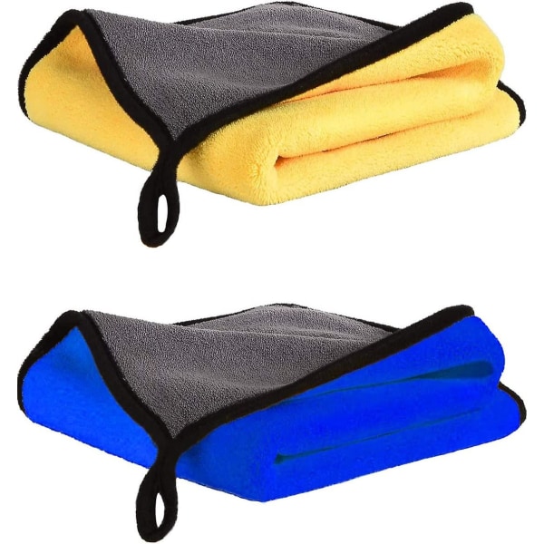 Microfiber Car Drying Cloths (40*30cm), Lint Free Polishing Drying Cleaning Cloth