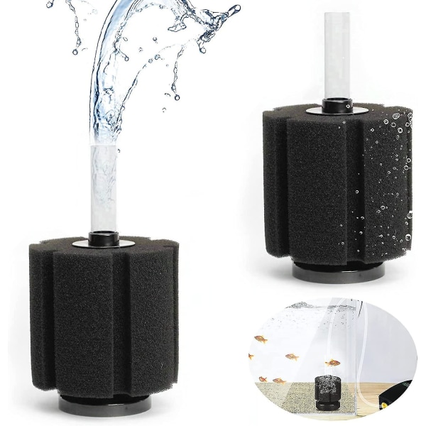 2 stk Filternettbeskyttelse, Svampfilter Akvarium Luftfilter, Biokjemisk Svampfilter For Akvarium, Fiskedam