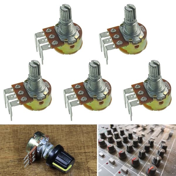 10 kpl WH148 Potentiometri B100K B100K B100K
