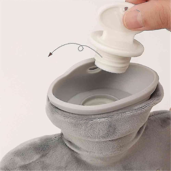 Varmvattenflaska 1000ml Pvc Söta Dinosaurietecknad Tjock Läckagesäker Handvärmare Fotvärmare Smärtlindring Vinter Utomhuspromenad Håll Varm