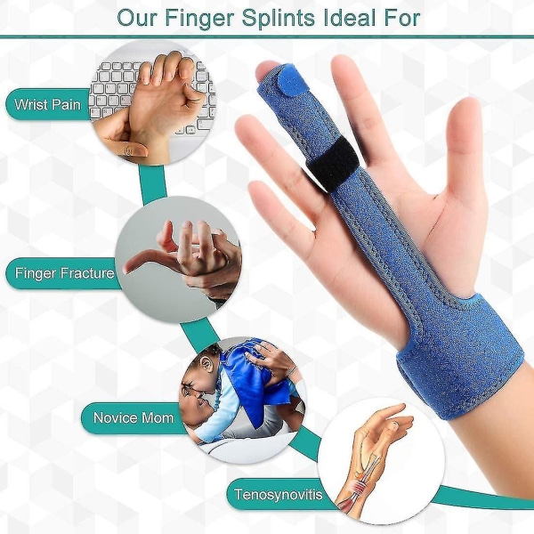 Trigger Finger Splint, Finger Splint, Finger Correction Splint, Justerbar Trigger Finger Splint