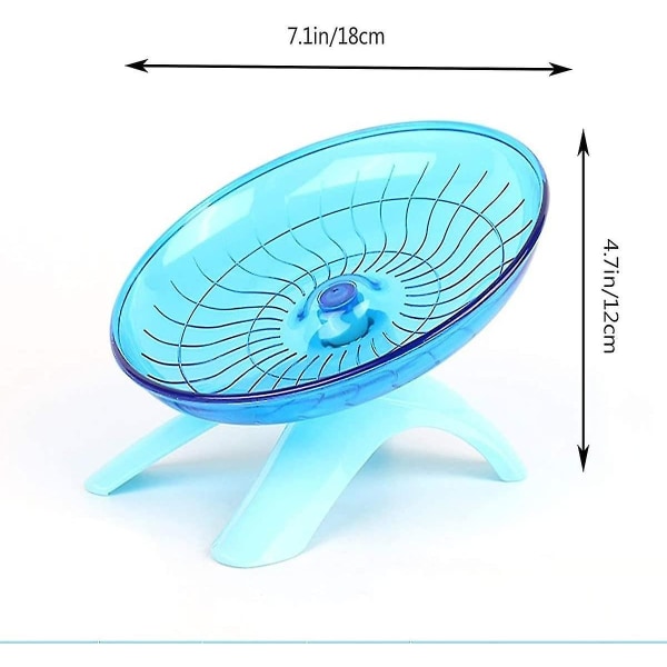 Hamsterin lentävä lautanen Hiljainen juoksupyörä Hiljainen hamsterin harjoituspyörä Hamstereille, gerbiileille, hiirille, siileille ja muille pienille lemmikkieläimille