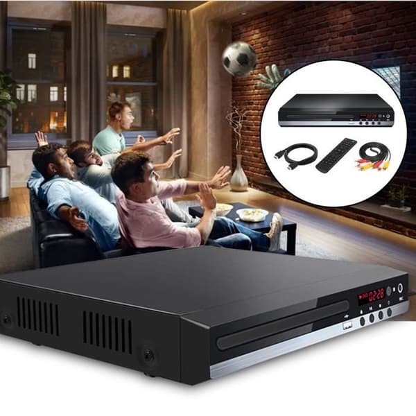 DVD-afspiller - Kompakt - HDMI - USB - 5.1 Stereo Surround