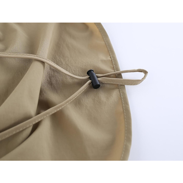 Ulkoilu UPF50+ Mesh-aurinkolippalakki Leveälierinen kalastushattu Kaula-läpällä Khaki