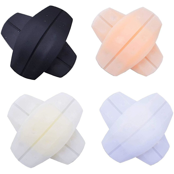 2 par myke silikon BH-stroppputer Holdere Sklisikre bøyelige skulderbeskyttere Pads BH-puter Pads