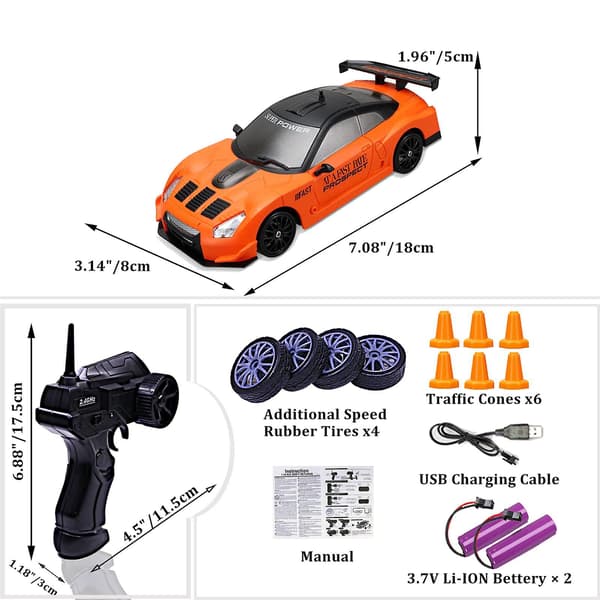 RC Driftebil Red