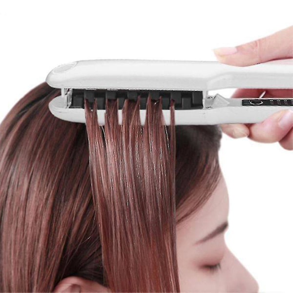 Professionelt volumengivende hårstrygejern | Øg hårvolumen, keramisk hårvolumenværktøj, justerbar temperatur, drejesnor#d881480