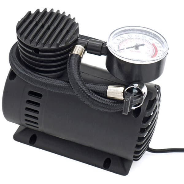 12V Bärbar Bilpump, Liten Elektrisk Bil Luftpump