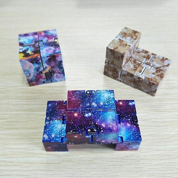 3 st Puzzle Tryckavlastningskub Leksak