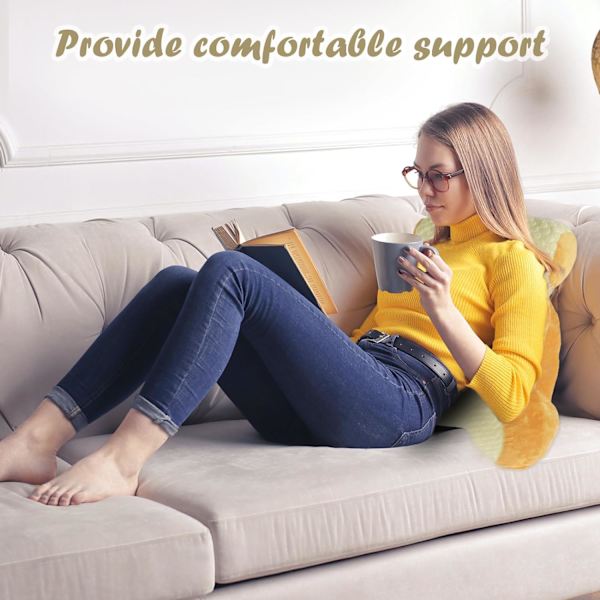 Lesepute 60 x 45cm/23.6×17.7in for Reading Relaxing Watching TV - Toast